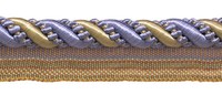 "Lavendel Blau Taupe 7/16\" Dekoratives Lippenkordel Periwinkle Gold [27 Yards]"