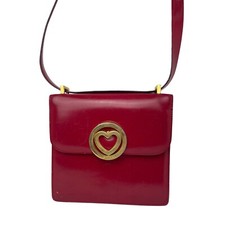 Moschino Vintage Redwall Purse 1980s