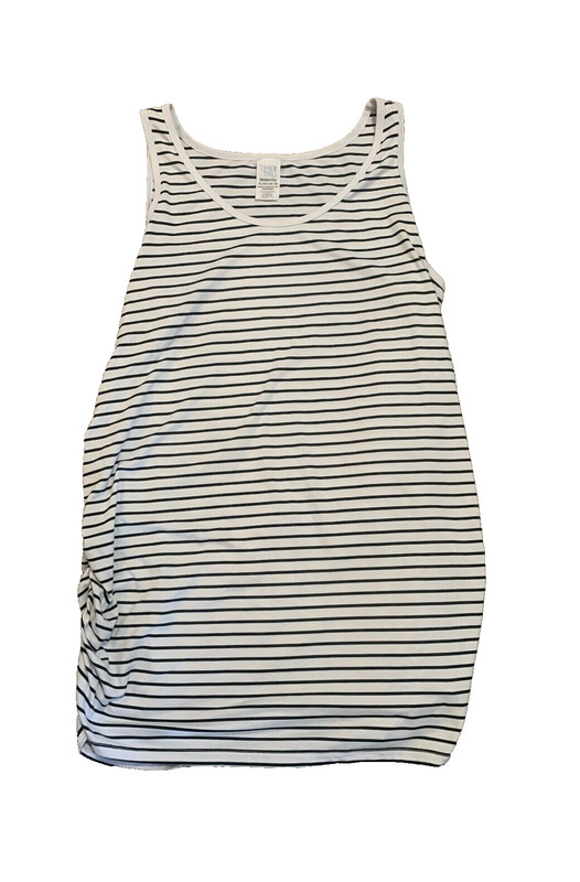 Time and Tru Maternity Striped Tank Top Shirt - Size XL (16-18)