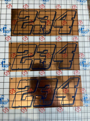 Discounted Chrome Rose Gold W/ Blue Numbers 2,3,4 R/c Box L | eBay