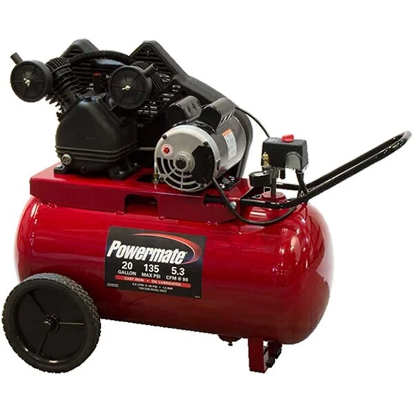 Powermate Magna Force 20 Gallon Horizontal Air Compressor, 43 OFF