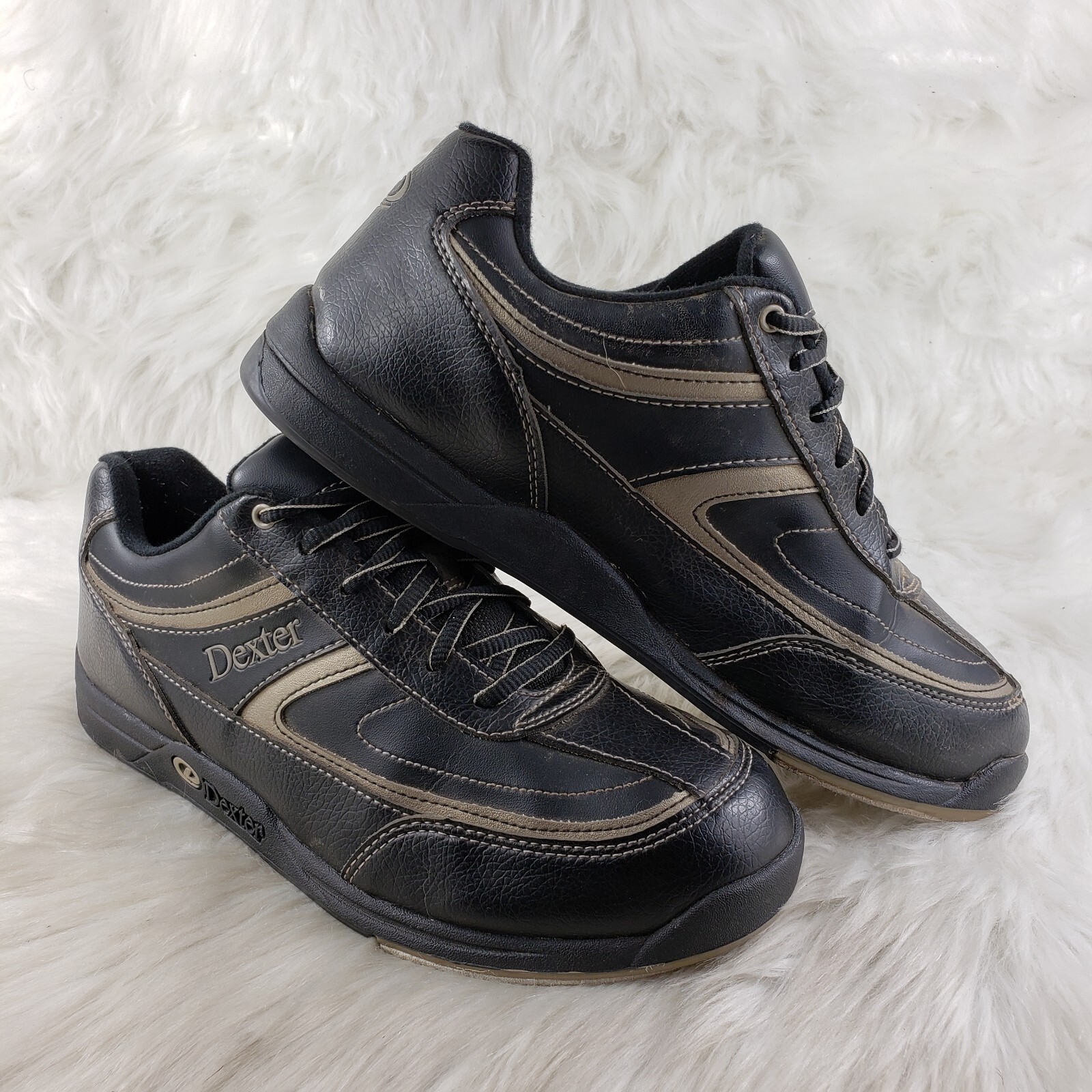 DEXTER Seth II Black Bowling Shoes Mens Size 9.5M Rig… Gem