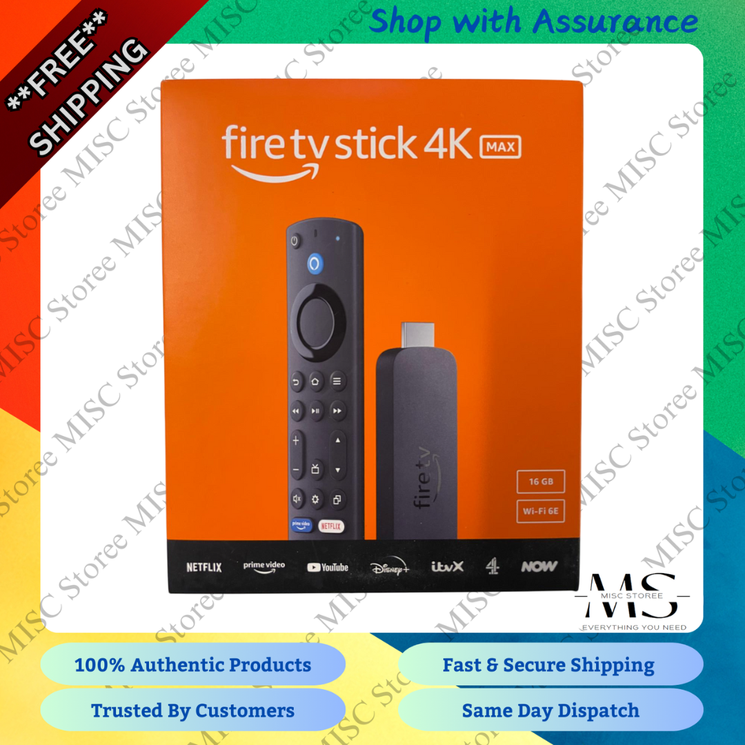 Amazon Fire TV Stick 4K Max (2nd Generation) Media Streamer with