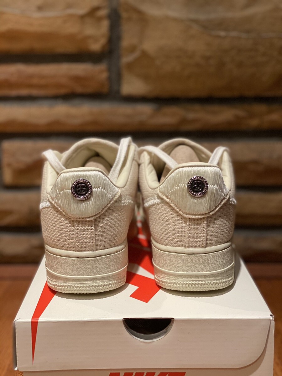 Stussy × Nike Air Force 1 \"Fossil Stone\" Nike x Stussy Air Force 1 Low Fossil