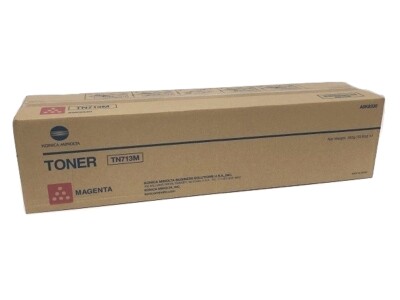 Genuine Konica Minolta TN713M (A9K8330) Magenta Toner Cartridge - NEW SEALED