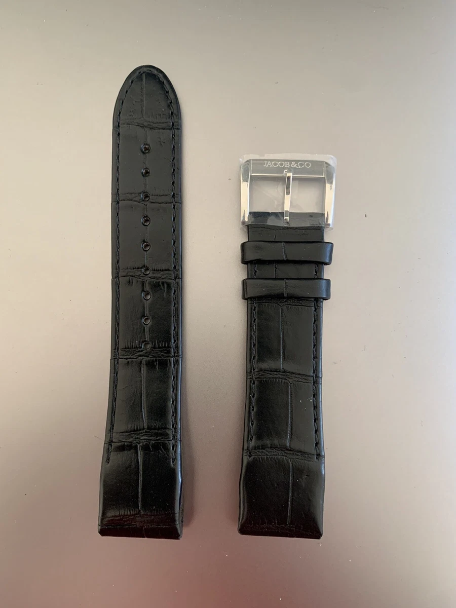JACOB & Co. Black Leather Wristwatch Bands for sale | eBay