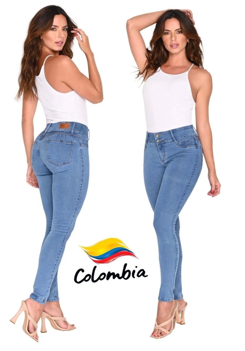 Push Up Jeans Colombianos Pantalones de Mujer Levanta Cola Pompis