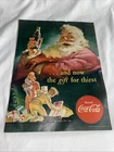Vintage One Page ~ Coca Cola Advertsiment " Santa Claus ~ 13 1/2" x10 1/4"