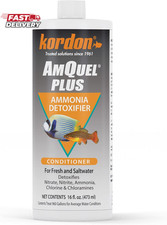 Kordon Amquel plus Aquarium Water Conditioner - Instantly Detoxifies Ammonia, Ni