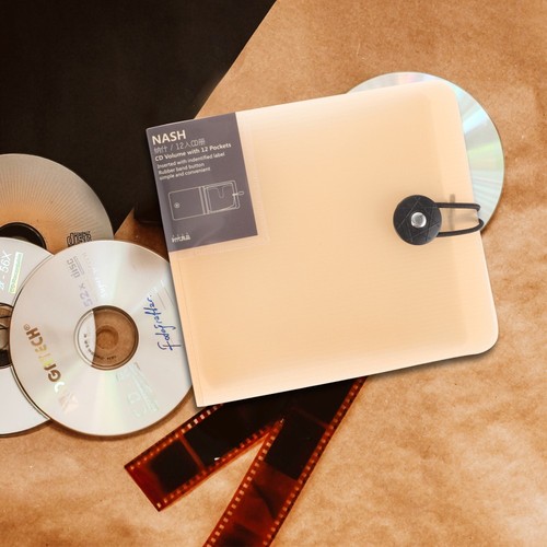 CD -Broschüre Reisen Scheibenhalter Klar BINDER -Organisator Für Discs - Photo 6/12