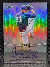 2015 Leaf Metal Draft #BA-AY1 Alex Young Auto - Arizona Diamondbacks