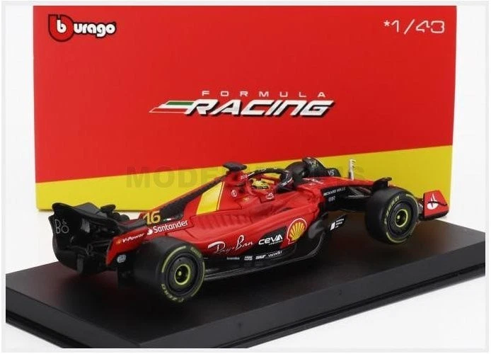 BURAGO 18-36835-L-MONZA FERRARI - F1 SF-23 TEAM SCUDERIA FERRARI N 16 4th MONZA  - Immagine 2 di 2