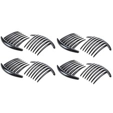 8Pcs Hair Comb Pin Accessories Plastic Women Lady Fashion Black Y9T77827