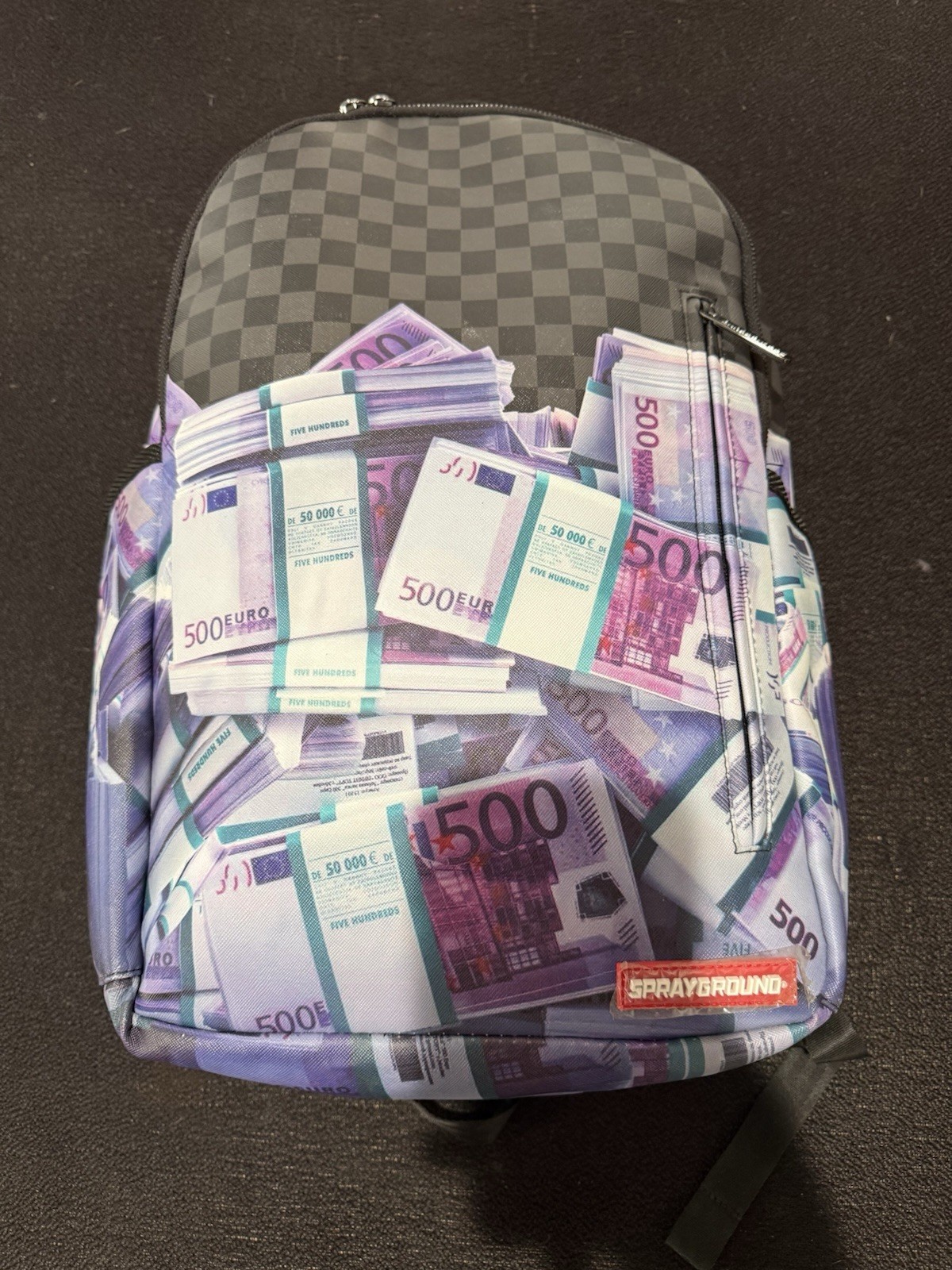 Sprayground Euro Stacks Money Unisex Multicolor Limited Edition Backpack RARE!!