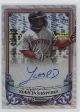 2024 Bowman Sterling Prospect Wave Refractor 108/125 Yoeilin Cespedes Auto 19ot
