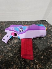 2013 Hasbro Nerf Rebelle Rapid Red Mortorized Dart Gun w/Original Clip - Works