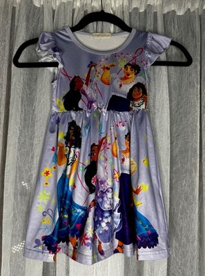 Kids Encanto Mirabel Isabela Luisa Dress Sleepshirt Nightgown Girls 2T Princess