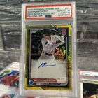 2024 Bowman Chrome Mega Box Prospect Roman Anthony Yellow #/75 PSA 10!! 🔥🔥