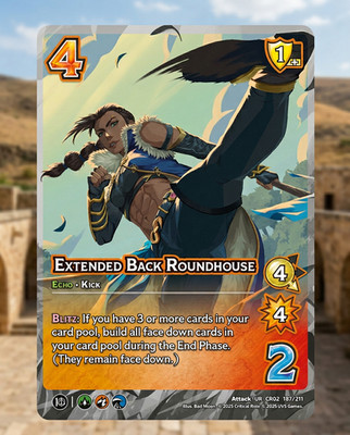 UniVersus Extended Back Roundhouse - #187 - NM - Foil Rare - Critical Role