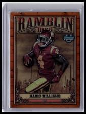 2023 Bowman U Chrome #RM-7 Mario Williams Ramblin' Man Orange Refractor #/25