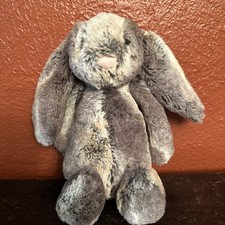 Jellycat Plush 12” Woodland Babe Bashful Bunny Rabbit Gray/Brown