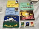 Vintage MELISSA & DOUG 11 Wood Replacement Pieces for Mailbox 5 Letters 6 Stamps