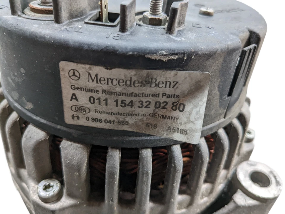 Mercedes-Benz S500 1997-2005 OEM alternador generador de energía motor Foto 2 de 4