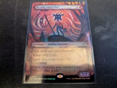 MTG Magic the Gathering FOIL Hexing Squelcher Showcase ECL!