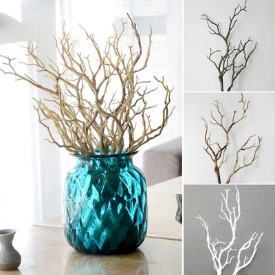 35cm Trockenes Künstliches Gefälschtes Laub Pflanzt Zweig Baum Home Table Decor - Bild 1 von 4