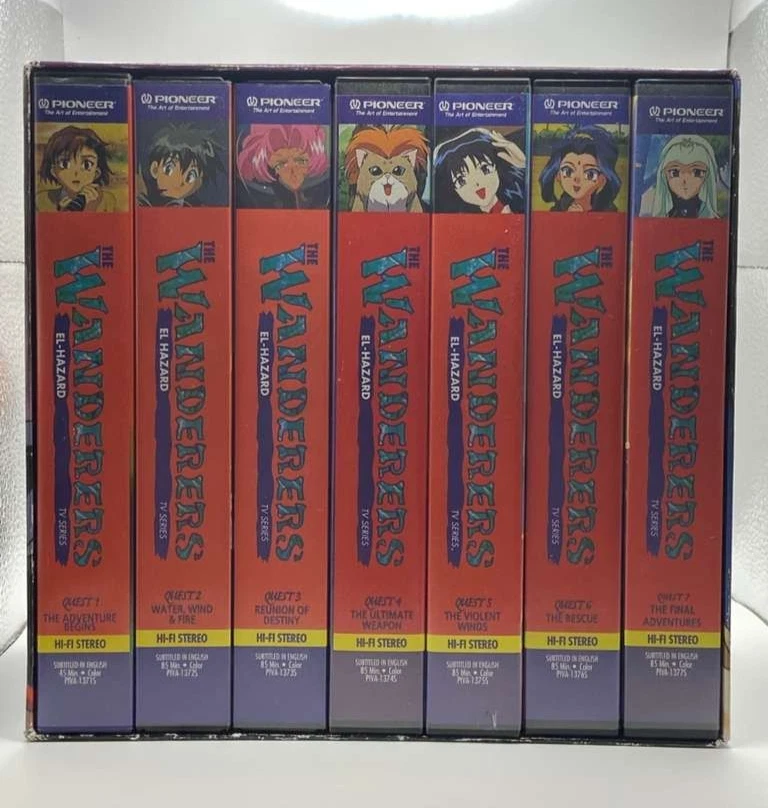 Wanderers El-Hazard TV Series Complete Anime VHS Box Set (1998) SUB — OOP - Image 2 of 4