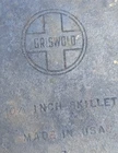 Vintage Griswold No. 8  "10 1/8" Cast Iron Skillet Sm Block Logo Erie, PA Flat
