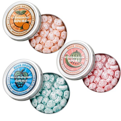 - Small Batch Fruit Sours - Tangerine, Watermelon, Blue Raspberry - No Artifi...