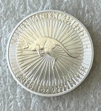 2025 Silver 1 oz Australian Silver Kangaroo $1 Coin .9999 Fine BU Perth Coin