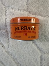 Murray s Superior Hair Dressing Pomade 3oz New Classic Orange Tin