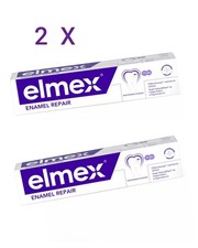 2 x Elmex Enamel Repair Toothpaste Protecting Rebulding 75 ml 93.27 per litre