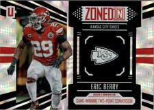 2017 Panini Unparalleled Zoned In #13 Eric Berry - FB