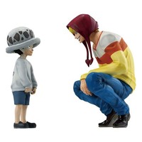 GW7355 One Piece Ichibansho Pvc Statue Trafalgar Law & Corazon (The U Neu & Ovp