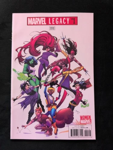 MARVEL LEGACY #1 WOMEN OF MARVEL VARIANT SHE HULK ELEKTRA SPIDER-WOMAN