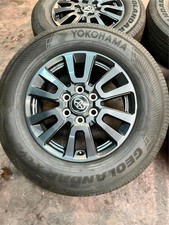 Set Of Used 22-26 Tundra Land Cruiser Oem Wheels 24570r18 Yokohama Tires Lt