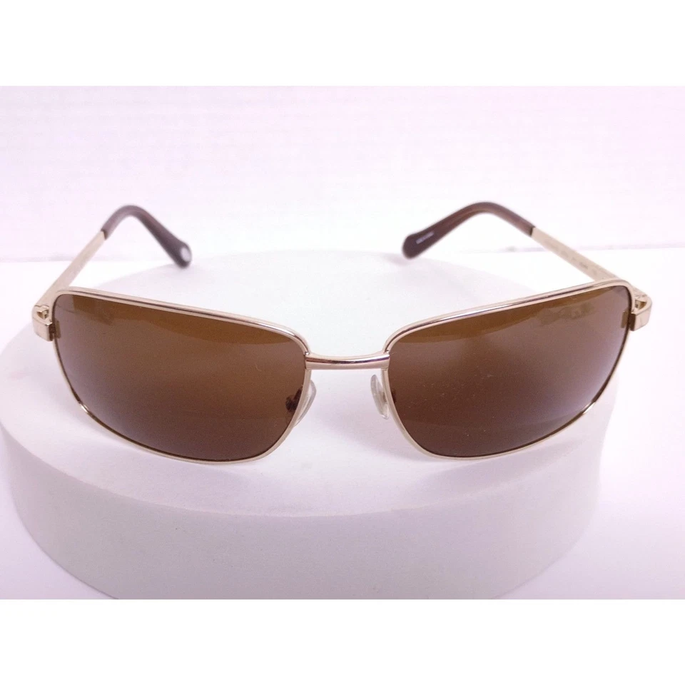 Fossil FOS3025/S 62-16-130 03YG Light Gold / Dark Brown Lens Sunglasses - Image 3 of 4