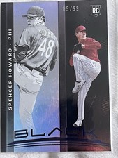 2021 Panini Chronicles - Black Spencer Howard #12 (RC) blue foil /99