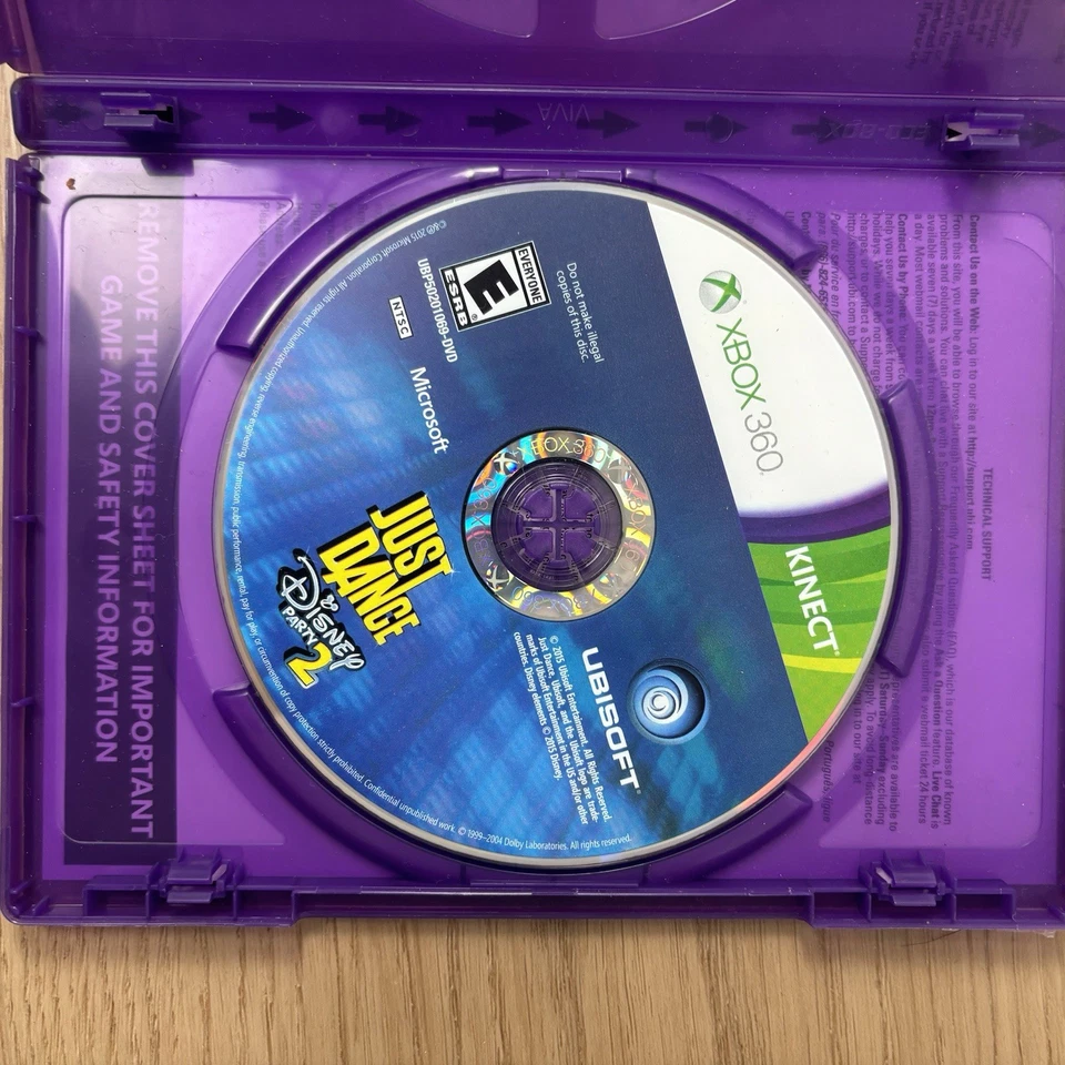 Xbox 360 Games Game Lot Of 3 Bundle Portal 2 Madden 25 Just Dance Disney Party2 - Image 4 of 4