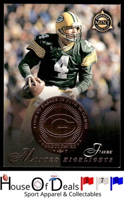 1997 Pinnacle Mint #21 Brett Favre Green Bay Packers Football card