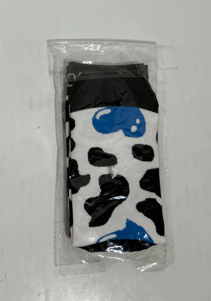 MooGoo корова печати - взрослый один размер подходит большинство носков - новый в упаковке - унисекс - Изображение 3 из 4