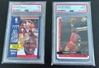 2 Card Michael Jordan PSA 7 / 8 Graded Lot 1991 Fleer 1993 Upper Deck 🔥