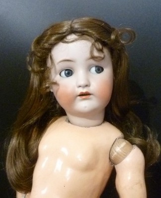 14'' / 36cm PUPPENPERÜCKE FÜR ANTIKE PUPPE, PUPPENHAAR, PUPPENPERÜCKE, VINTAGE PERÜCKE