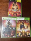 Fable 1 2 3 Xbox 360 COMPLETE Lot Of 3 - Fable 1 Missing Manual