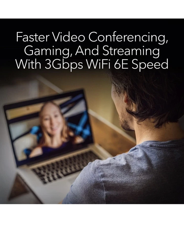 NETGEAR - Nighthawk AXE3000 Tri-Band Wi-Fi 6E USB 3.0 Adapter - Black - Image 4 of 4