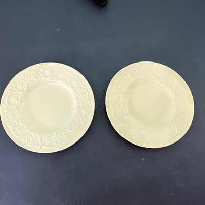 Wedgwood Patrician Ivory Cream 2 bread butter plate Etruria Barlaston.