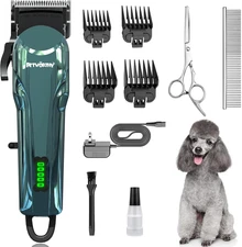 Quiet Dog Grooming Kit - 2000Mah Dog Clippers for Grooming Dog Grooming Clippers